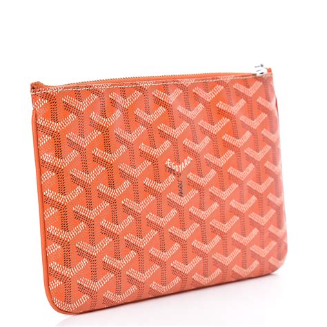 pochette goyard orange